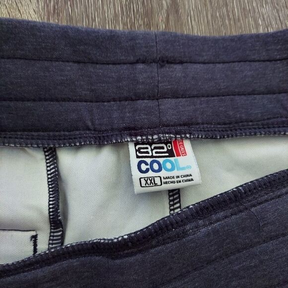 NWT 32 Degrees Cool Blue Drawstring Tech Shorts XX-Large - Picture 5 of 9